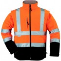 Veste hi-viz 2en1 softshell COVERGUARD 300g/m²